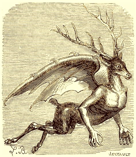 The Demon Furfur as depicted in Collin de Plancy’s Dictionnaire Infernal, 1863 edition ...