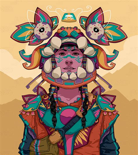 Illustration Art Drawing, Character Illustration, Art Drawings, Mexican Art Tattoos, Aztec Art ...