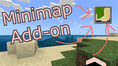 Minimap Add-on (resource pack only) minecraft bedrock edition - YouTube