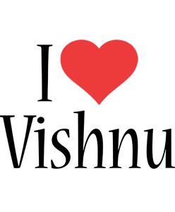 Vishnu Logo | Name Logo Generator - Kiddo, I Love, Colors Style