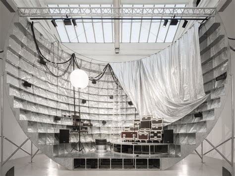 Reflective hemispherical theatre enlivens French pavilion at Venice Architecture Biennale ...