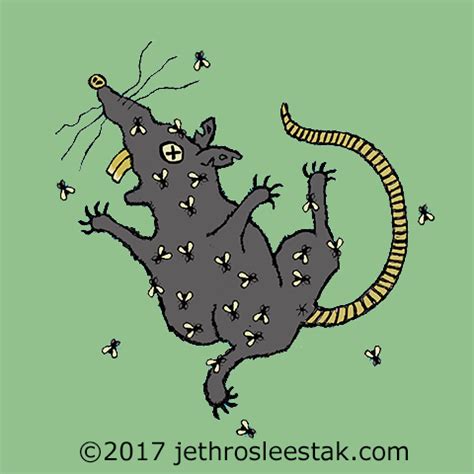 Dead Rat with Flies Animated GIF | Jethro Sleestak Comix