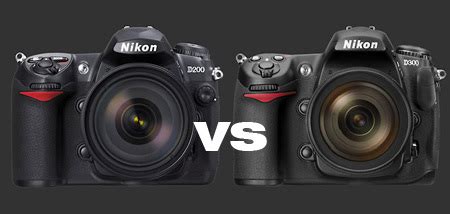 Nikon D200 vs D300