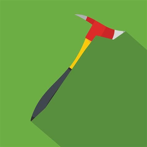 Pickaxe icon, flat style 14388475 Vector Art at Vecteezy