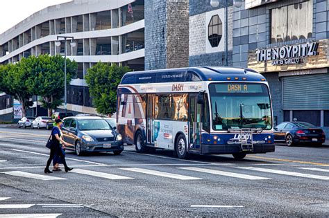 Los Angeles Ladot Dash Bus Stock Photo - Download Image Now ...