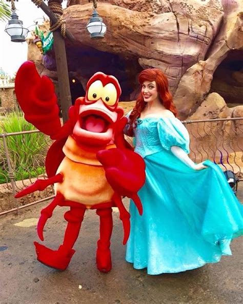 🎼 Under the sea! 🦀🐚 | The Little Mermaid Characters in the Parks | Disney, Disney cartoon movies ...