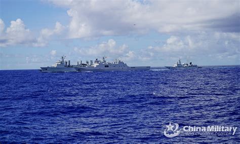 PLA Navy's two newly commissioned minesweepers hold exercises - Global ...