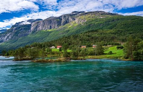 Premium Photo | Beautiful nature norway natural landscape.