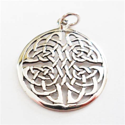 Sterling-Silver Lace Celtic Knot Pendant