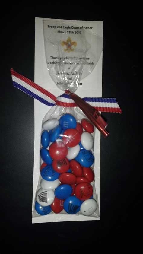 Eagle Court of Honor party favor | Eagle scout ceremony, Eagle scout ...