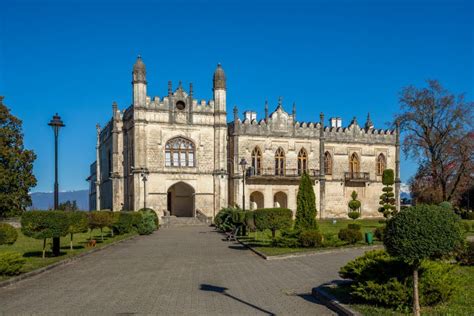 Dadiani Palace Located Inside a Park in Zugdidi, Georgia Stock Image - Image of tourism ...