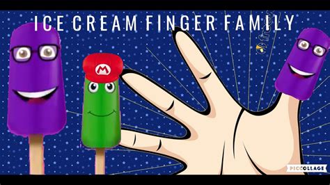 Ice Cream Finger Family Nursery Rhyme - YouTube