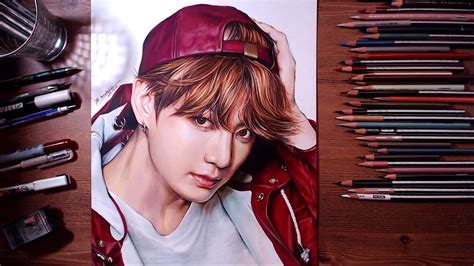 Realistic Color Pencil Drawing By Bts - pencildrawing2019