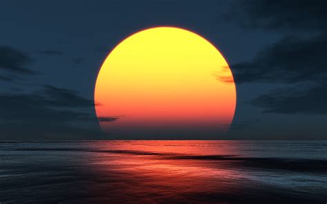 Water Reflection Sunset Phosphorescence Wallpapers HD / Desktop and ...