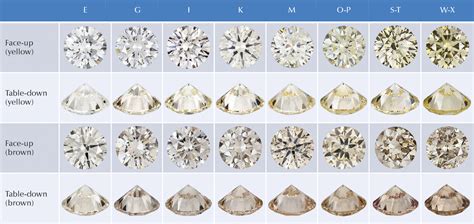 diamond color chart the official gia color scale gia 4cs diamond - the world of natural color ...