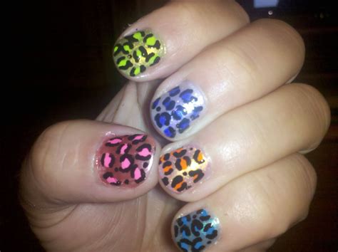 More colorful cheetah print | Nail art, Cheetah print, Color