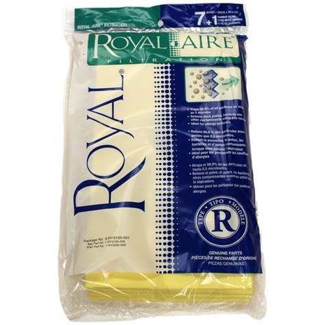 Royal Type R RoyalAire Vacuum Bag 7 Pack