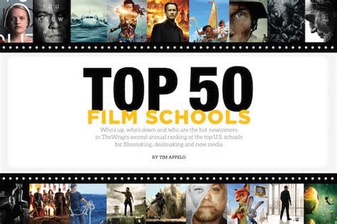 Top 50 Film Schools of 2017 Ranked, From USC to Full Sail - TheWrap