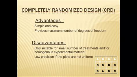 Completely Randomized Design