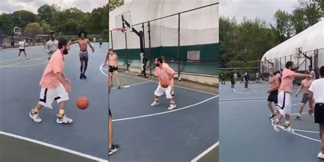 Adam Sandler's Pickup Basketball Game Takes the Internet by Storm