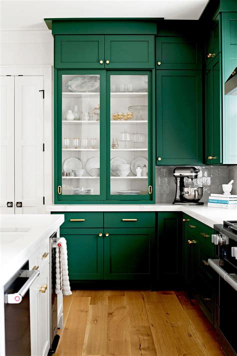 The 11 Best Green Paints for Cabinets, According to Experts