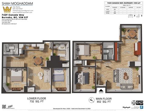 7429 Canada Way, Burnaby - Virtual Tour & Floor Plan - Shah Moghaddam