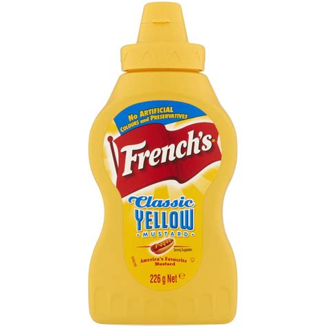 French's Classic Yellow American Mustard 226g | Woolworths