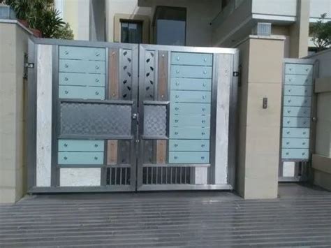 Modern Exterior Stainless Steel Main Gate, For Villa at Rs 1499/sq ft in Jaipur