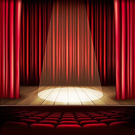 Free Wallpaper, Red, Stage Background Images, Atmospheric Lighting Red Stage Curtain Background ...