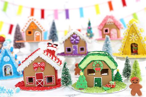 Rainbow Gingerbread House Village + Decorating Ideas | LaptrinhX / News