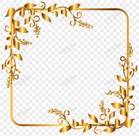 Gold Frame Border Free Clipart Png - Infoupdate.org