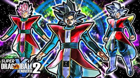 NEW OMNI GOKU BLACK DESIGN PACK - Dragon Ball Xenoverse 2 Goku Black Omni Gameplay (ALL FORMS ...