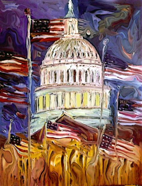 U.S Capitol - Art by Zachary Sasim