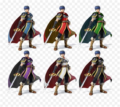 Download Smash Bros Marth And Link By - Marth Skins Smash 4 Png,Marth ...