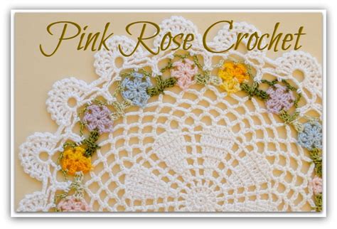 PINK ROSE CROCHET: Tapete Flor em Amarelo