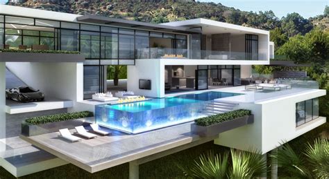 Contemporary Mansions On Sunset Plaza Drive, LA | Purchase And Sale Cars