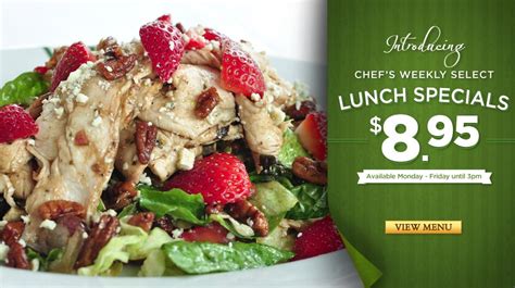 Brio's Tuscan Grille ~ Delicious! | Lunch specials, Fresh salads, Lunch