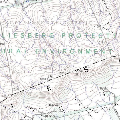 2527DC HEKPOORT Map by Chief Directorate: National Geo-spatial Information | Avenza Maps