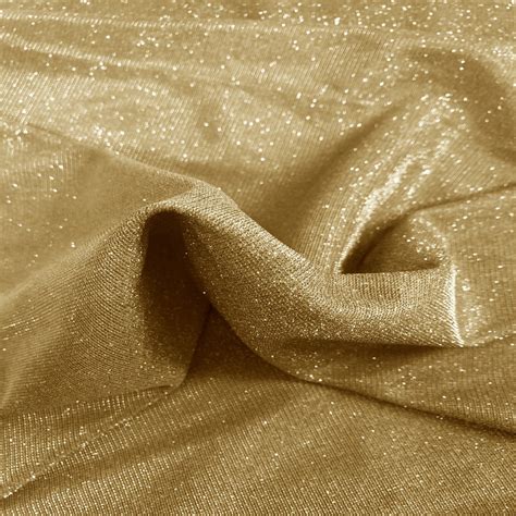 Gold Holographic Shimmer Glitter Apparel Spandex Fabric – Fashion ...