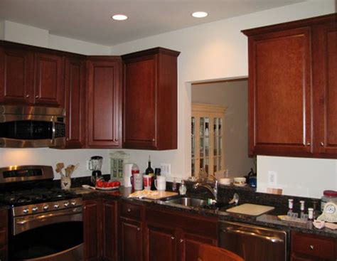 Download Kitchen Wall Colors Kitchen Colors With Dark Brown Cabinets Background - WoodsInfo