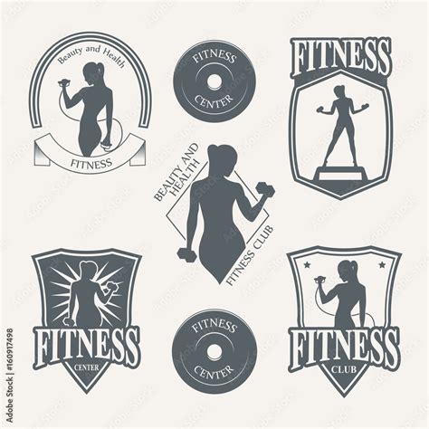 logo fitness club - vector illustration Stock Vector | Adobe Stock