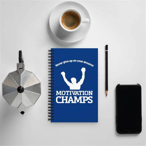 Motivation Champs | Spiral notebook