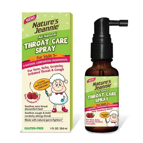 Buy Nature's Jeannie Children's Throat Spray - Soothes Sore Throat, , Itchy, Scratchy y Throat ...