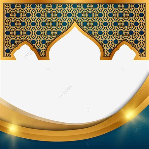 Islamic Golden Vector Design Images, Islamic Golden Border Pattern ...