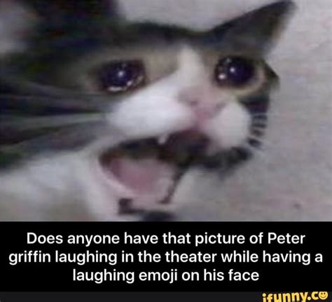 Does anyone have that picture of Peter griffin laughing in the theater ...