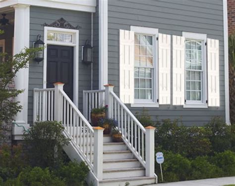 White Farmhouse Style Shutters Rustic Farmhouse Window Shutters Wood ...