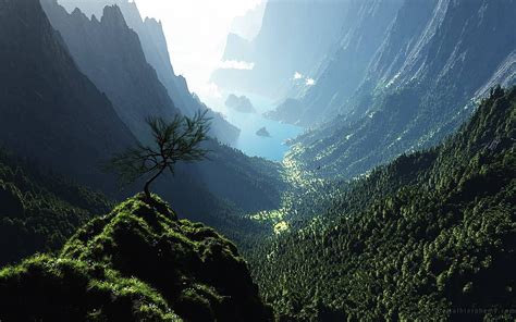 Bing Nature Mountains Landscapes Trees High HD wallpaper | Pxfuel