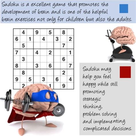 Play Sudoku! It's good for you! | Sudoku, Brain exercise, Play