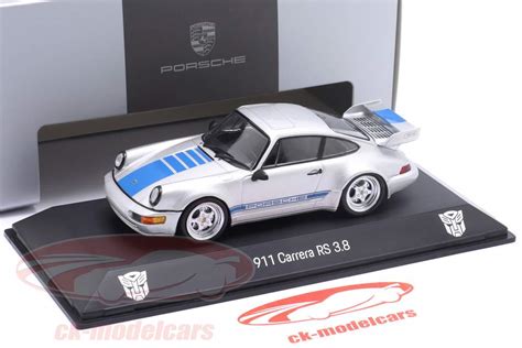 Spark 1:43 Porsche 911 (964) Carrera RS 3.8 Transformers Mirage silver ...