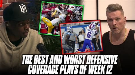 The Best And Worst Defensive Back Plays Of NFL Week 12 With Darius ...